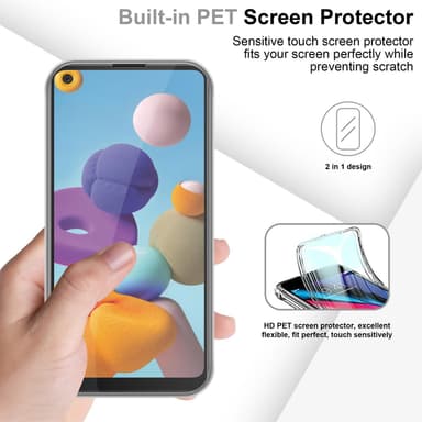 Skal Samsung Galaxy A21 Fodral Case (Transparent)