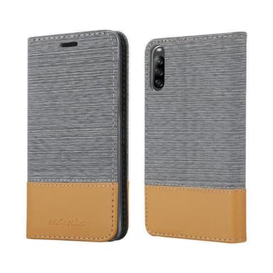 Sony Xperia L4 Plånboksfodral Skal (Grå)
