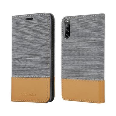 Sony Xperia L4 Plånboksfodral Skal (Grå)