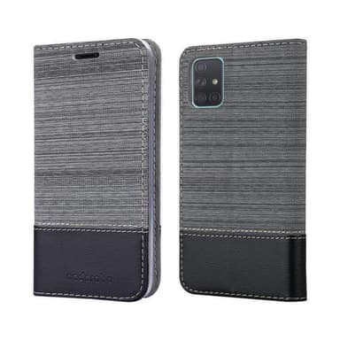 Samsung Galaxy A71 5G Plånboksfodral Skal (Grå)