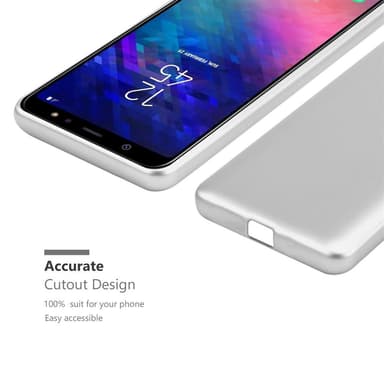 Skal Samsung Galaxy A6 PLUS 2018 Fodral Case (Silver)