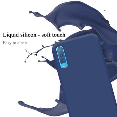 Samsung Galaxy A7 2018 Skal Fodral Case (Blå)