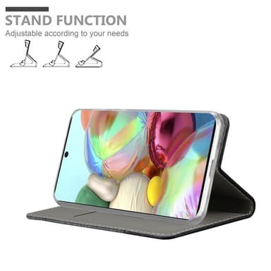 Samsung Galaxy A71 5G Plånboksfodral Skal (Grå)