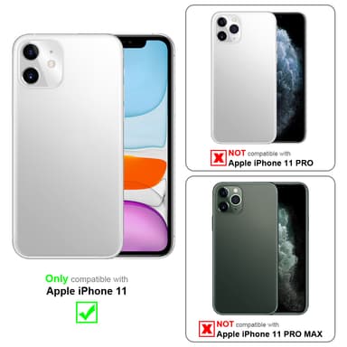 iPhone 11 Skal Fodral Case (Vit)