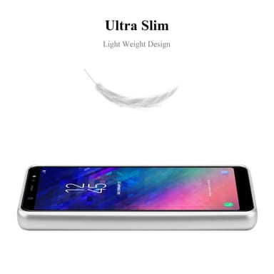 Skal Samsung Galaxy A6 PLUS 2018 Fodral Case (Silver)