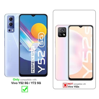 Skal Vivo Y52 5G / Y72 5G Fodral Case (Blå)