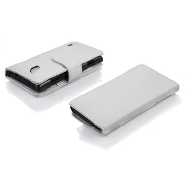Skal Huawei ASCEND G700 Plånboksfodral (Vit)