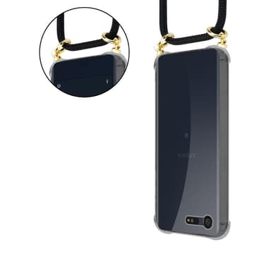 Sony Xperia X COMPACT Skal Fodral Kedja (Svart)