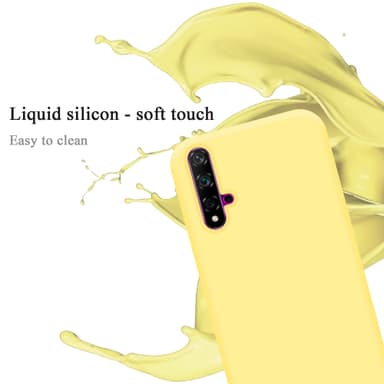 Honor 20 / 20S / Huawei NOVA 5T Skal Fodral Case (Gul)