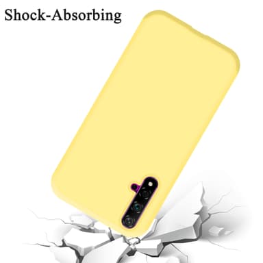 Honor 20 / 20S / Huawei NOVA 5T Skal Fodral Case (Gul)