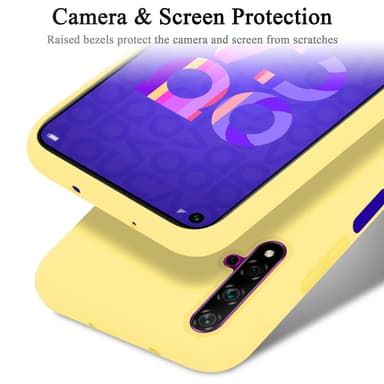 Honor 20 / 20S / Huawei NOVA 5T Skal Fodral Case (Gul)