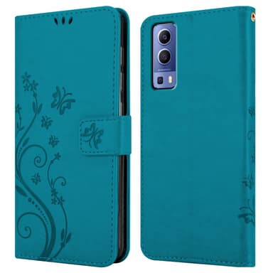 Vivo Y52 5G / Y72 5G Plånboksfodral Skal (Blå)