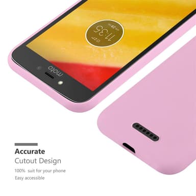 Skal Motorola MOTO C PLUS Fodral Case (Rosa)