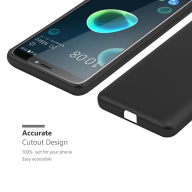 Skal HTC Desire 12 PLUS Fodral Case (Svart)