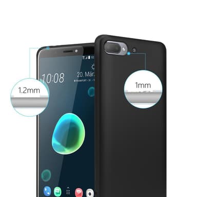 Skal HTC Desire 12 PLUS Fodral Case (Svart)