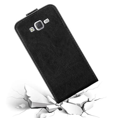 Samsung Galaxy J7 2015 Flipfodral Skal (Svart)