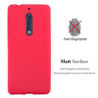 Skal Nokia 5 2017 Fodral Case (Röd)