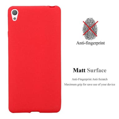 Skal Sony Xperia E5 Fodral Case (Röd)