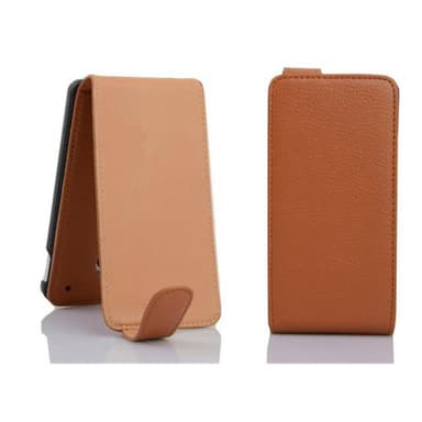 Sony Xperia M2 / M2 AQUA Flipfodral Skal (Brun)