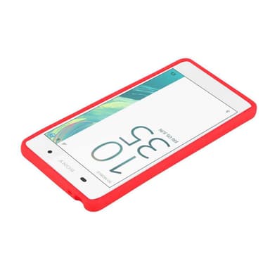 Skal Sony Xperia E5 Fodral Case (Röd)