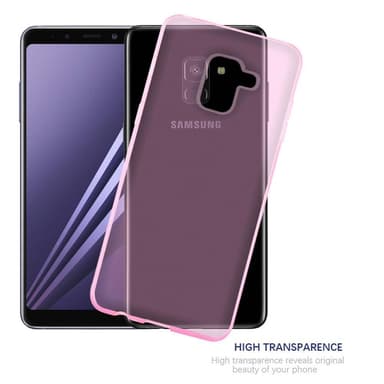 Samsung Galaxy A8 2018 Skal Fodral Case (Rosa)
