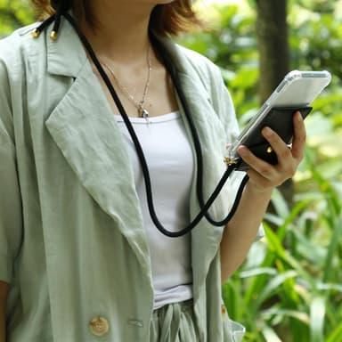 Sony Xperia X COMPACT Skal Fodral Kedja (Svart)