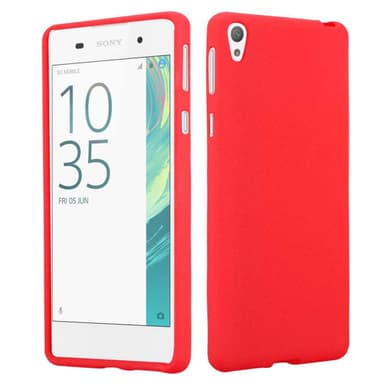 Skal Sony Xperia E5 Fodral Case (Röd)