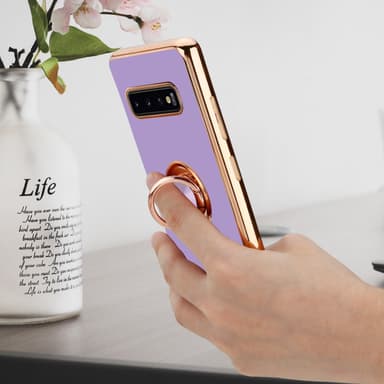 Samsung Galaxy S10 PLUS Skal Fodral Case (Lila)