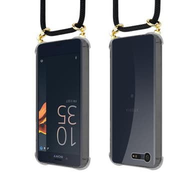 Sony Xperia X COMPACT Skal Fodral Kedja (Svart)