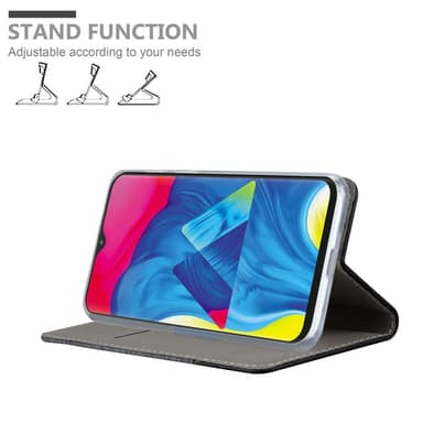 Samsung Galaxy A10 / M10 Plånboksfodral Skal (Grå)