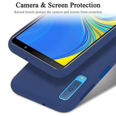 Samsung Galaxy A7 2018 Skal Fodral Case (Blå)