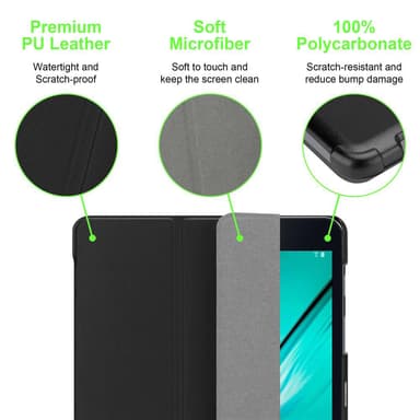 Samsung Galaxy Tab S2 (8 tum) Skal Fodral Case (Svart)