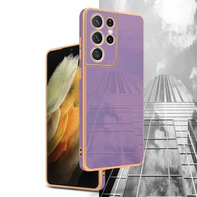 Samsung Galaxy S21 ULTRA Skal Fodral Case (Lila)