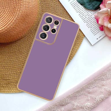 Samsung Galaxy S21 ULTRA Skal Fodral Case (Lila)