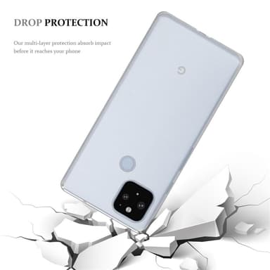 Google PIXEL 5 XL Skal Fodral Case (Transparent)
