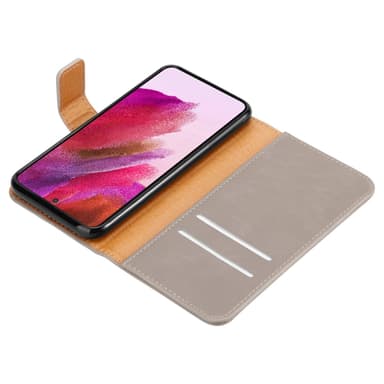 Samsung Galaxy S22 PLUS Plånboksfodral Skal (Brun)