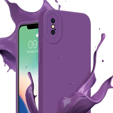 iPhone X / XS Skal Fodral Case (Lila)