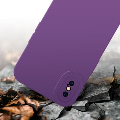 iPhone X / XS Skal Fodral Case (Lila)