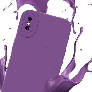 iPhone X / XS Skal Fodral Case (Lila)