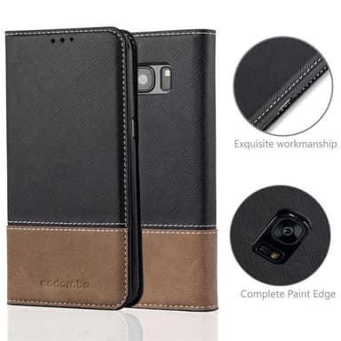 Samsung Galaxy S7 EDGE Skal Fodral Case (Svart)