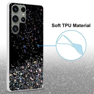 Samsung Galaxy S23 ULTRA Skal Fodral Case (Svart)