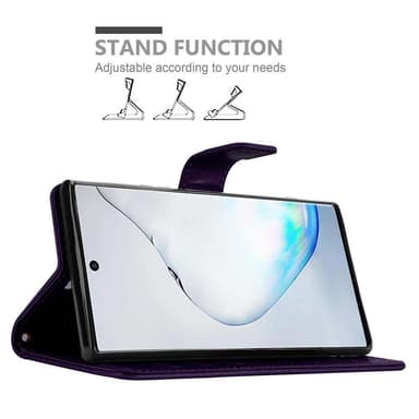 Samsung Galaxy NOTE 10 Plånboksfodral Skal (Lila)