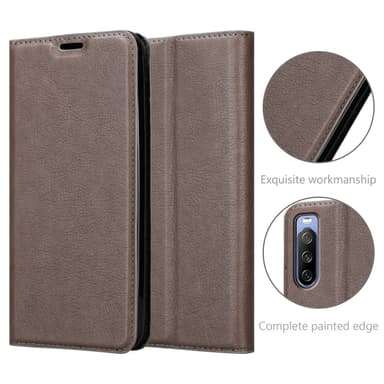 Sony Xperia 10 III Skal Fodral Case (Brun)