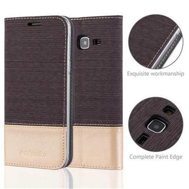 Samsung Galaxy J3 2016 Plånboksfodral Skal (Grå)