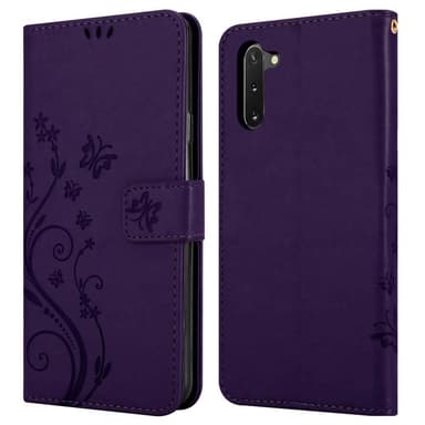 Samsung Galaxy NOTE 10 Plånboksfodral Skal (Lila)