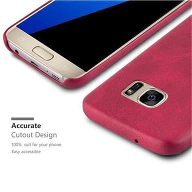 Samsung Galaxy S7 Skal Fodral Case (Röd)