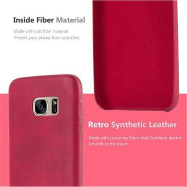 Samsung Galaxy S7 Skal Fodral Case (Röd)