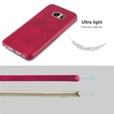 Samsung Galaxy S7 Skal Fodral Case (Röd)