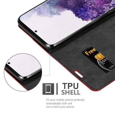 Samsung Galaxy S20 PLUS Skal Fodral Case (Röd)