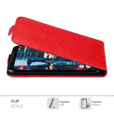 Google PIXEL 2 XL Flipfodral Skal (Röd)
